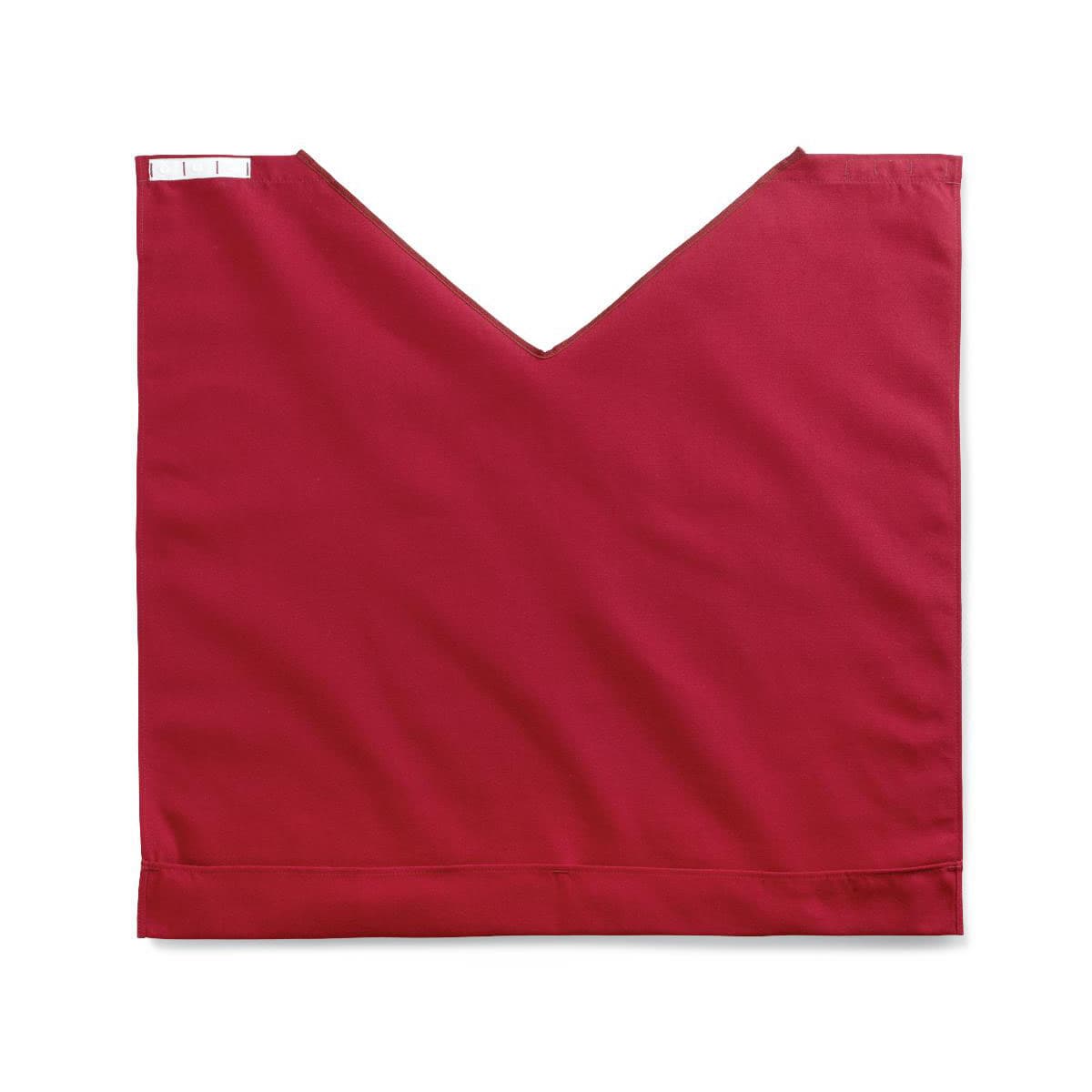 Medline Comfort-Fit Bib, Adult, 27-1/2" x 27", Burgundy - 1 Dozen - Image 1