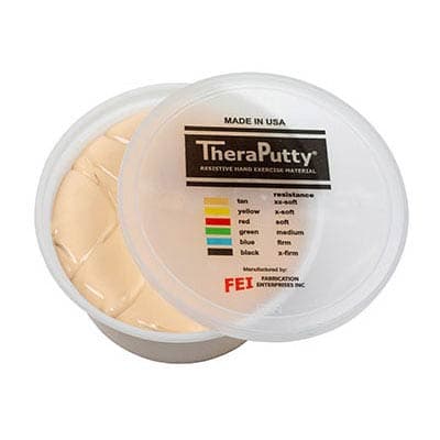 CanDo Antimicrobial Theraputty Exercise Material, 50 Lbs, Tan, 2X Soft - Image 1