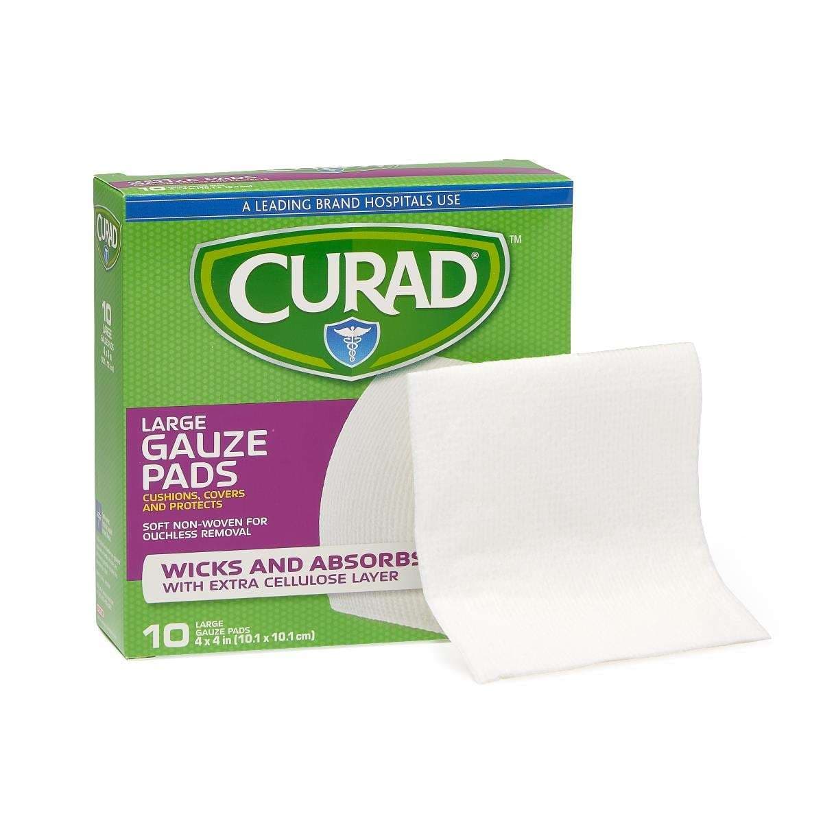 Curad Sterile Pro-Gauze Pads, 4 x 4 Inch - Box of 240 - Image 1