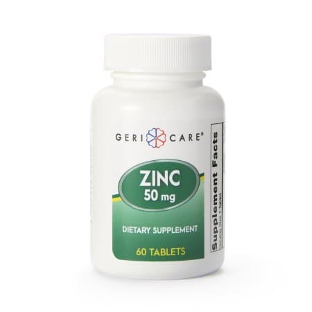 Geri-Care Zinc Sulfate Mineral Supplement Tablet, 50 mg - Bottle of 60 - Image 1