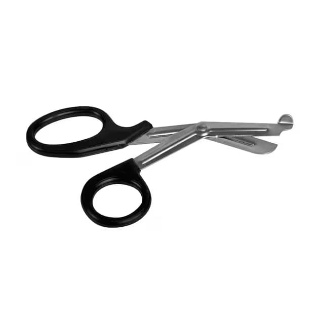 Medline Single-Use Utility Scissors with Plastic Handle - Box of 12 - Image 1