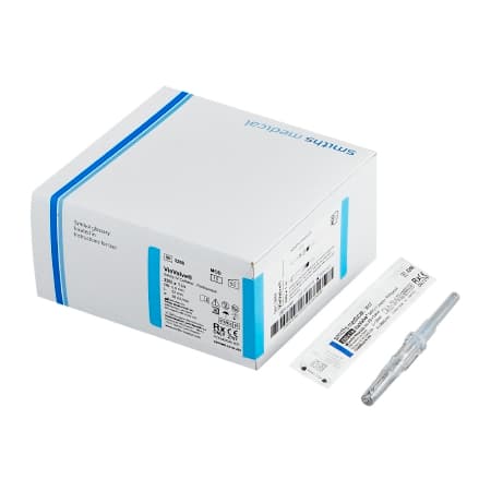 ViaValve Peripheral IV Catheter, 22 Gauge, 1 Inch - Each - Image 1