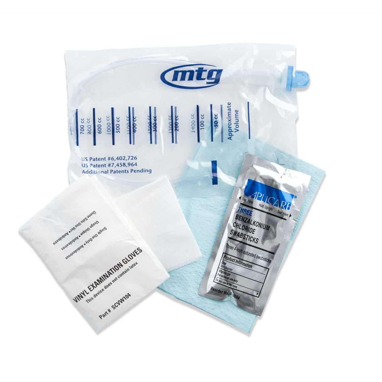 EZ-Advancer Closed System Intermittent Catheter Kit, 16 Fr, 16" - Each - Image 1