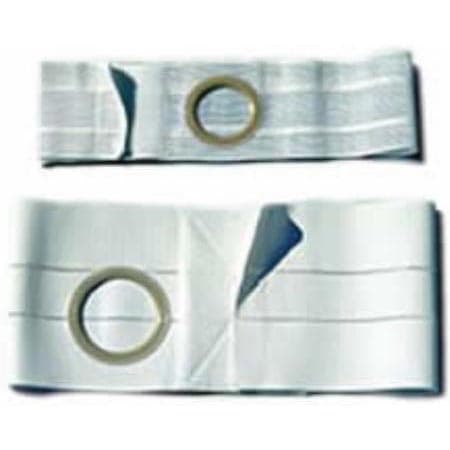 Nu-Hope 4" Regular Elastic Flat Panel Ostomy Support Belt, White - Image 1