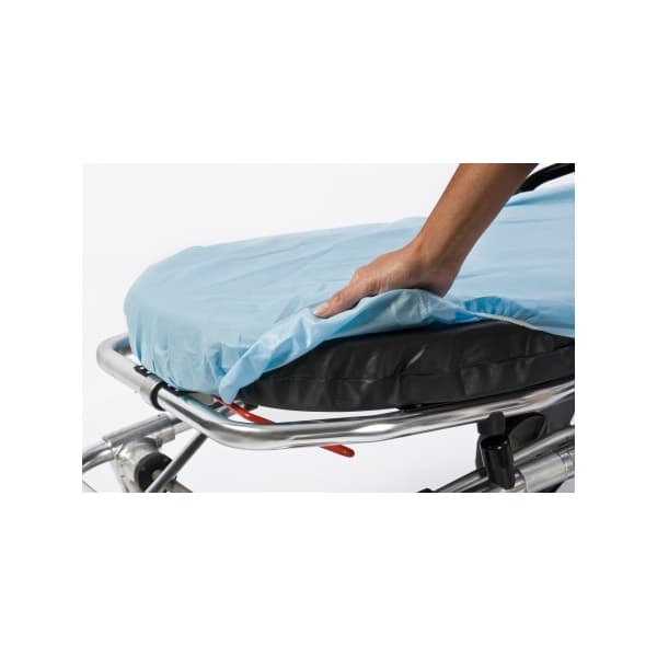 Graham Medical Products Stretcher Sheet, 30 x 72 Inch, Fitted Sheet - Case of 50 - Image 1