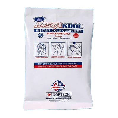 Nortech InstaKool Instant Cold Pack, 5 x 7 Inch - Case of 48 - Image 1