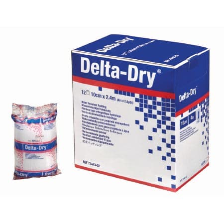 Delta-Dry Water Resistant Cast Padding, 4 Inch x 2.6 Yard - Package of 12 - Image 1