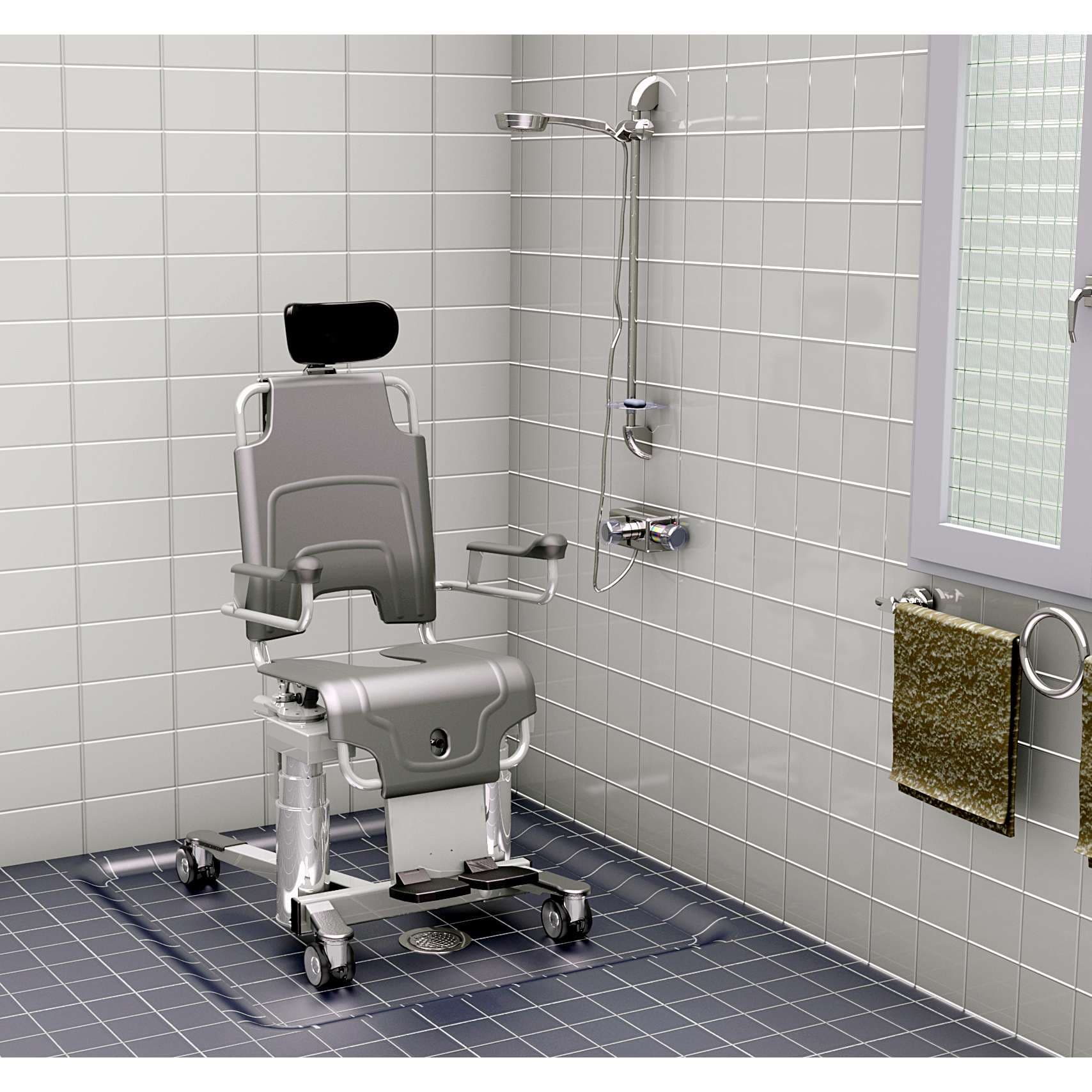 TR 1000 Battery Operated Shower Chair By TR Equipment - Image 3