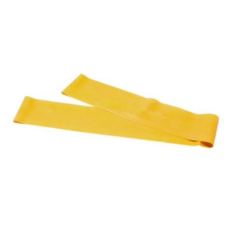 CanDo Band Exercise Loop, 30 Inch Long, Yellow, Extra-light - Box of 10 - Image 1