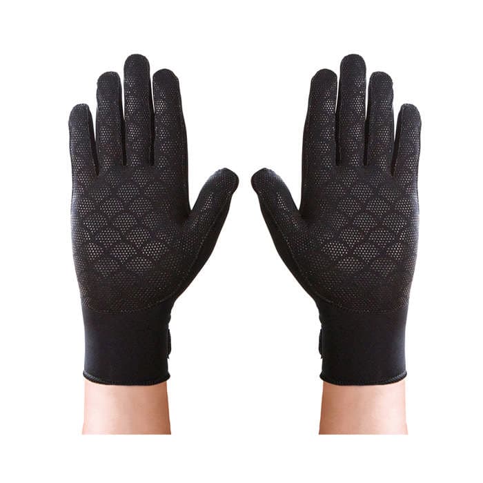 Thermoskin Arthritis Gloves, Full Finger, Black, Medium - Pair - Image 1