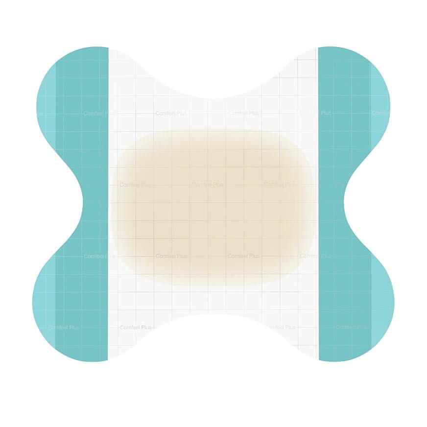 Comfeel Plus Hydrocolloid Dressing, 2.3 x 3.14 Inch - Box of 5 - Image 1