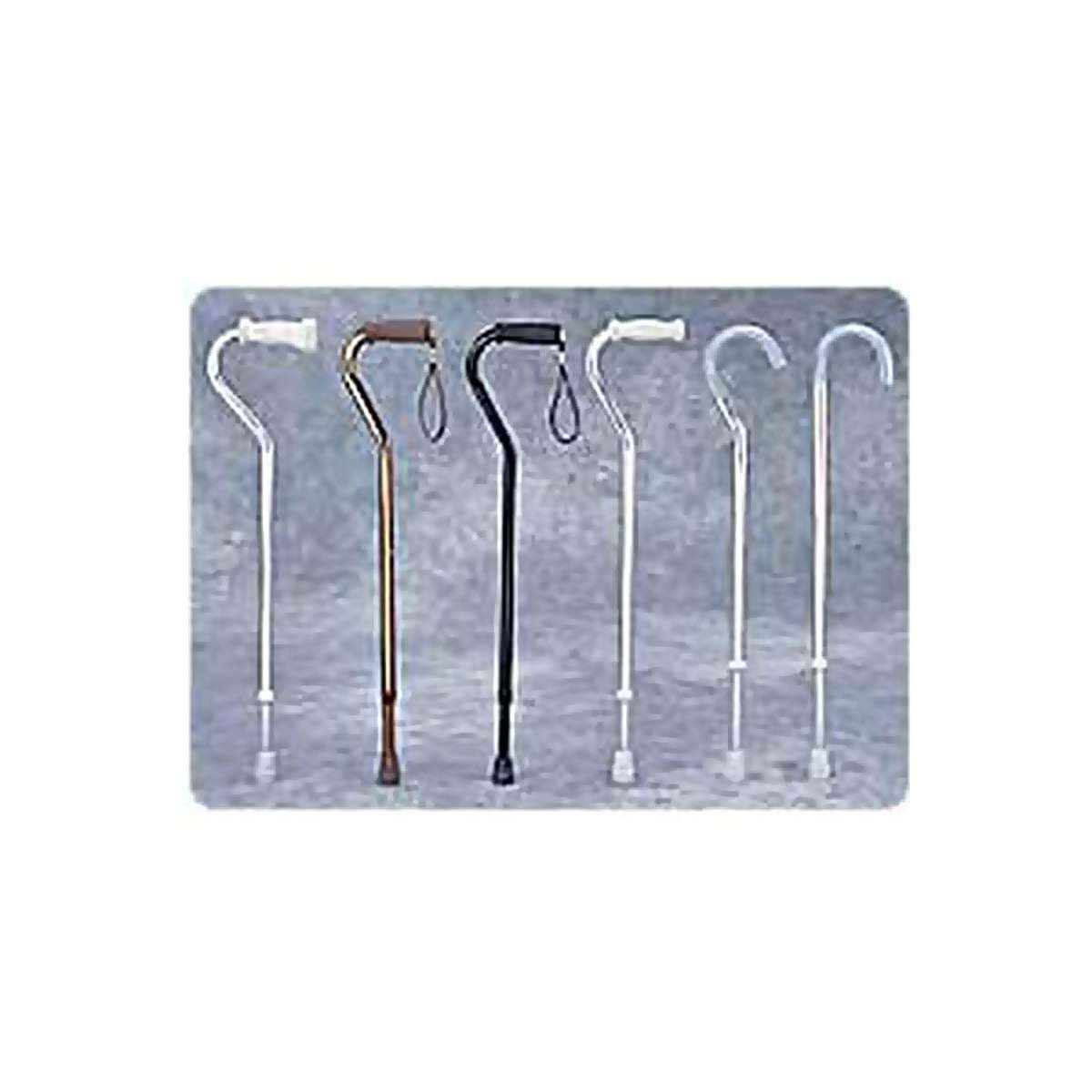 Medline Shepherd's Crook Handled Cane - Case of 6 - Image 1