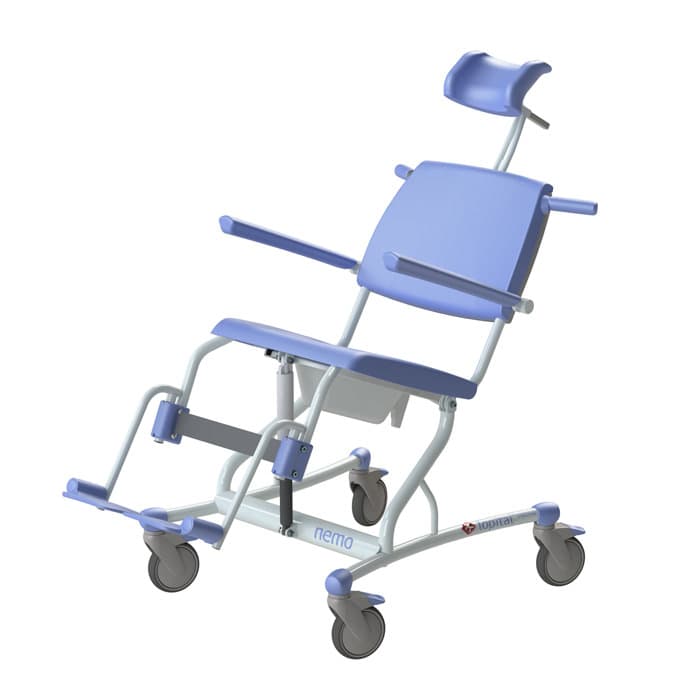 Lopital Nemo Mobile Tilt Shower-Toilet Chair - Image 3