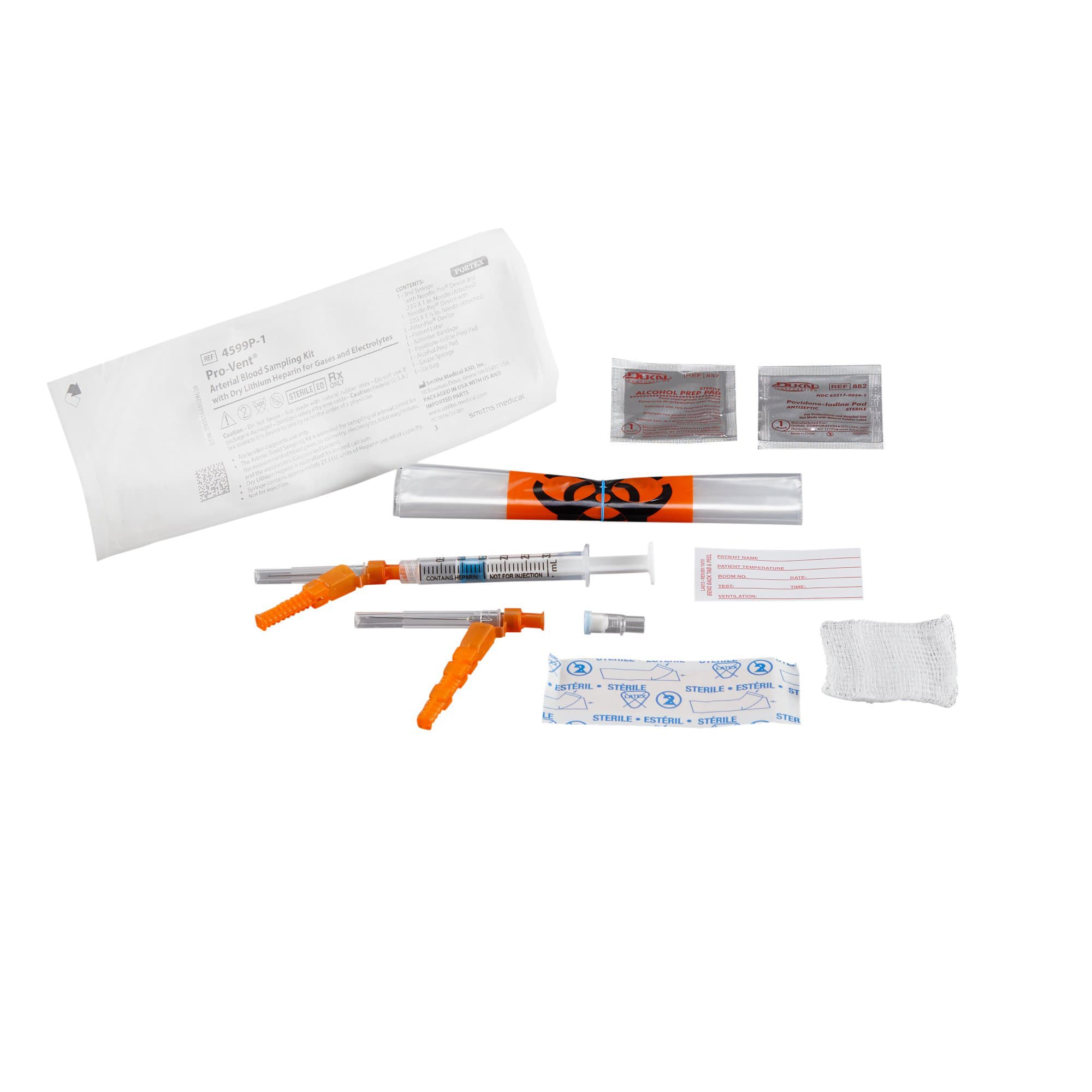 Pro-Vent Plus Arterial Blood Gas Kit - Image 1