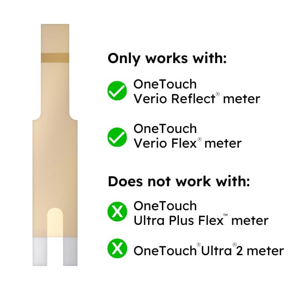 OneTouch Verio Blood Glucose Test Strips - Image 3
