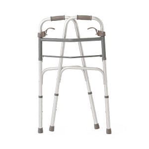 Medline Adult Folding Paddle Walker Without Wheels - Image 4