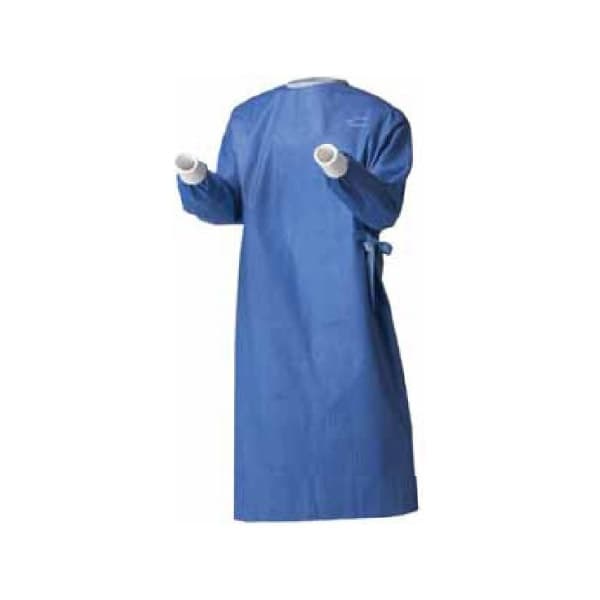 RoyalSilk Non-Reinforced Surgical Gown, Blue, 2XLarge - Image 1