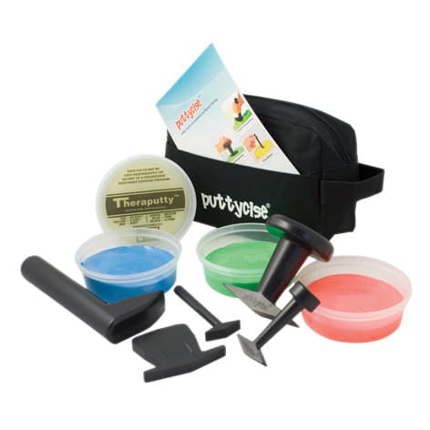 Puttycise Theraputty Tool Set With Putties, Medium, 6 Oz - Image 1