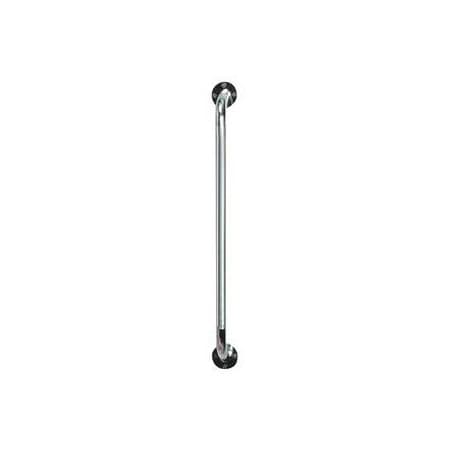 Drive Medical Knurled Grab Bar, 16 Inch, Chrome - Case of 3 - Image 1