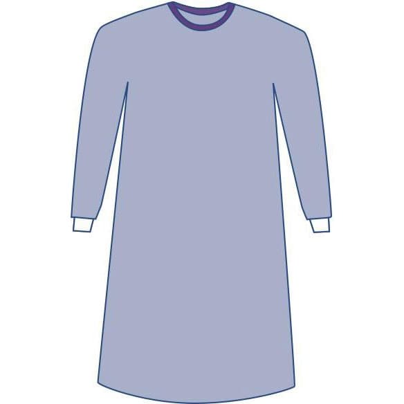 Medline Aurora Nonreinforced Gown with Set-In Sleeves, Size S - Image 1