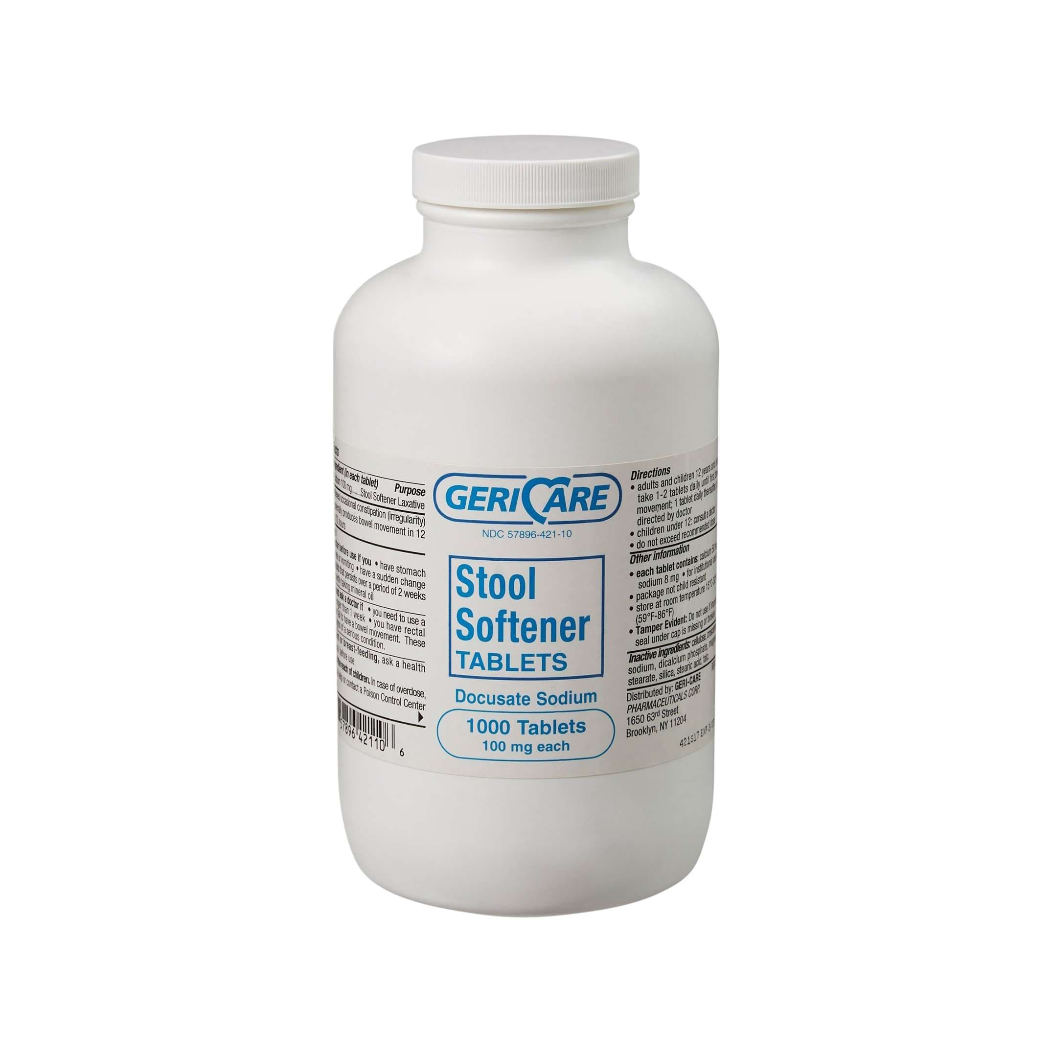 Geri-Care Docusate Sodium Stool Softener Tablet, 100 mg - Image 4