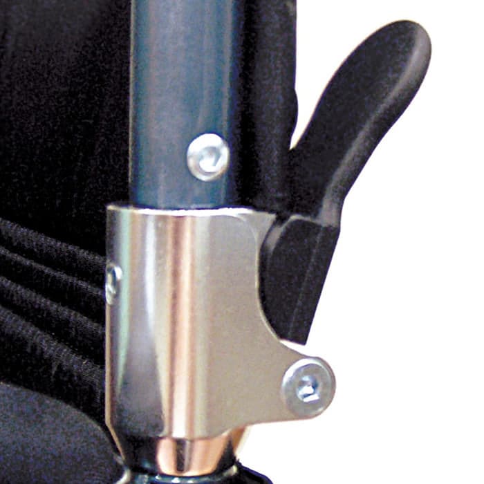 Drive medical deluxe fly-weight aluminum transport chair with removable casters - Image 2