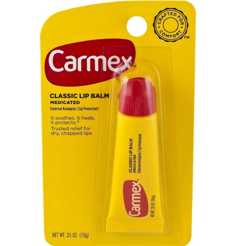 Carmex Lip Balm Original Flavor, Tube, 0.35 oz - Image 1