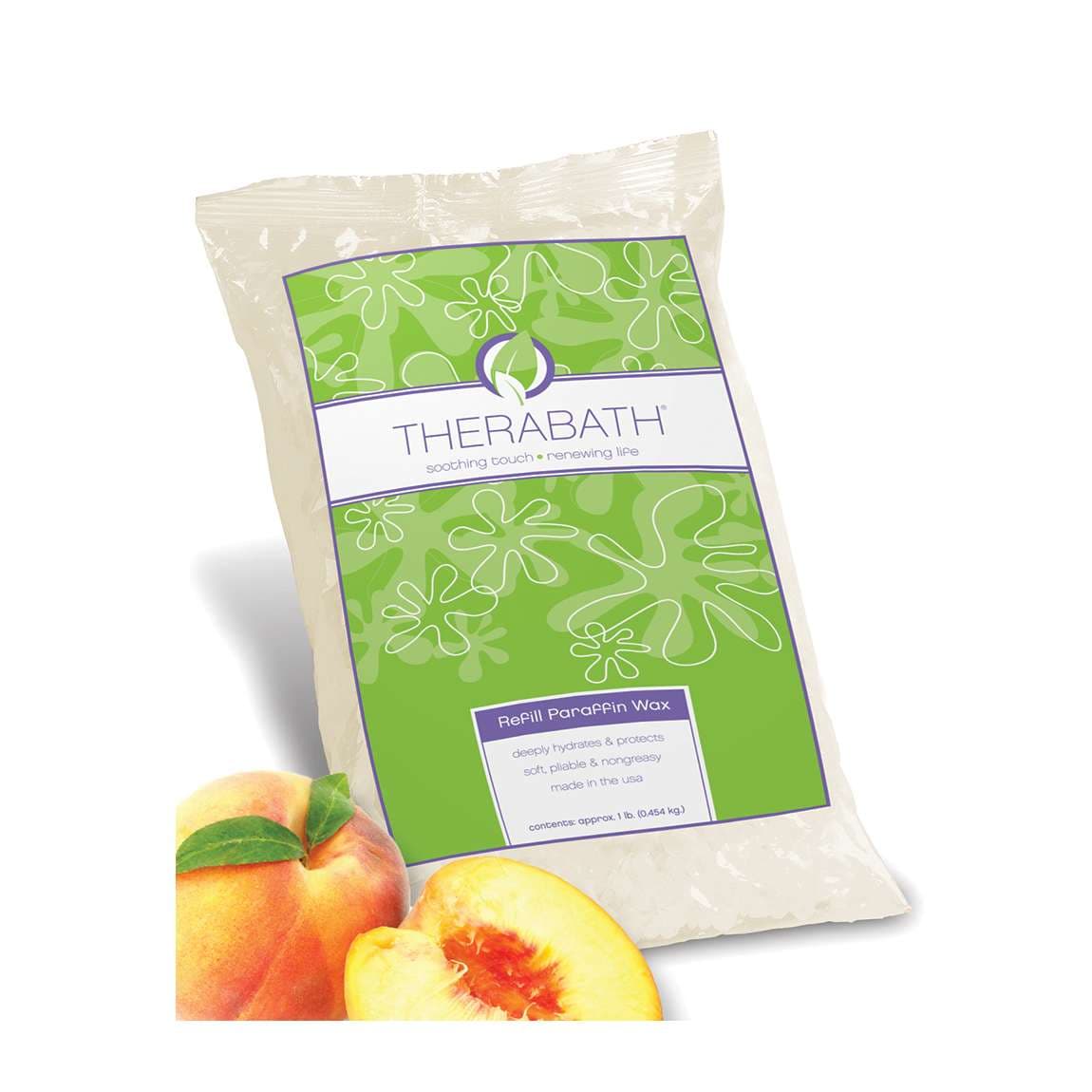 Therabath Paraffin Bath Wax 1lb. Refill Beads, Peach - Box of 6 - Image 1