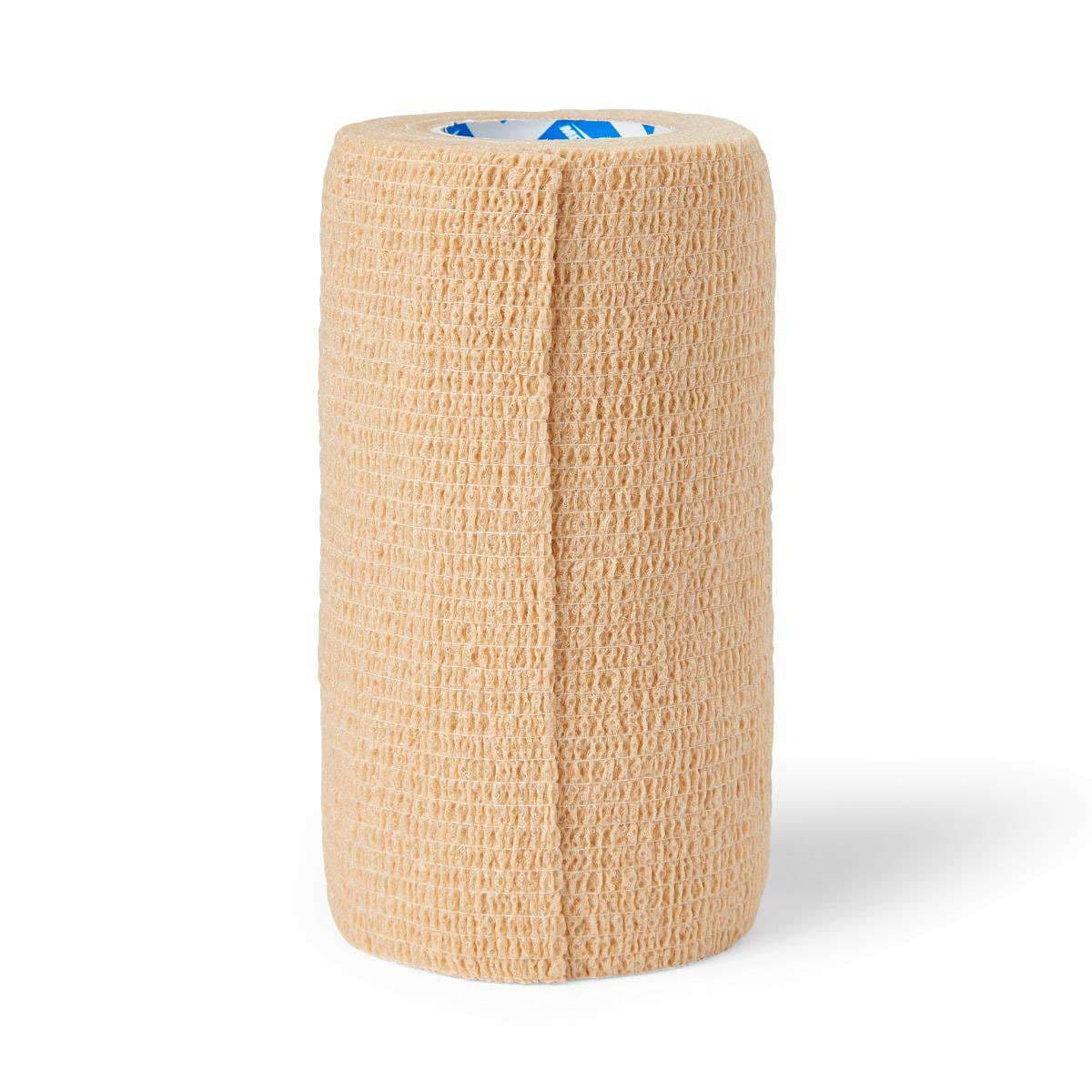 Medline Nonsterile Self-adherent Cohesive Latex Wraps, 4 x 5 Yard - Case of 18 - Image 1