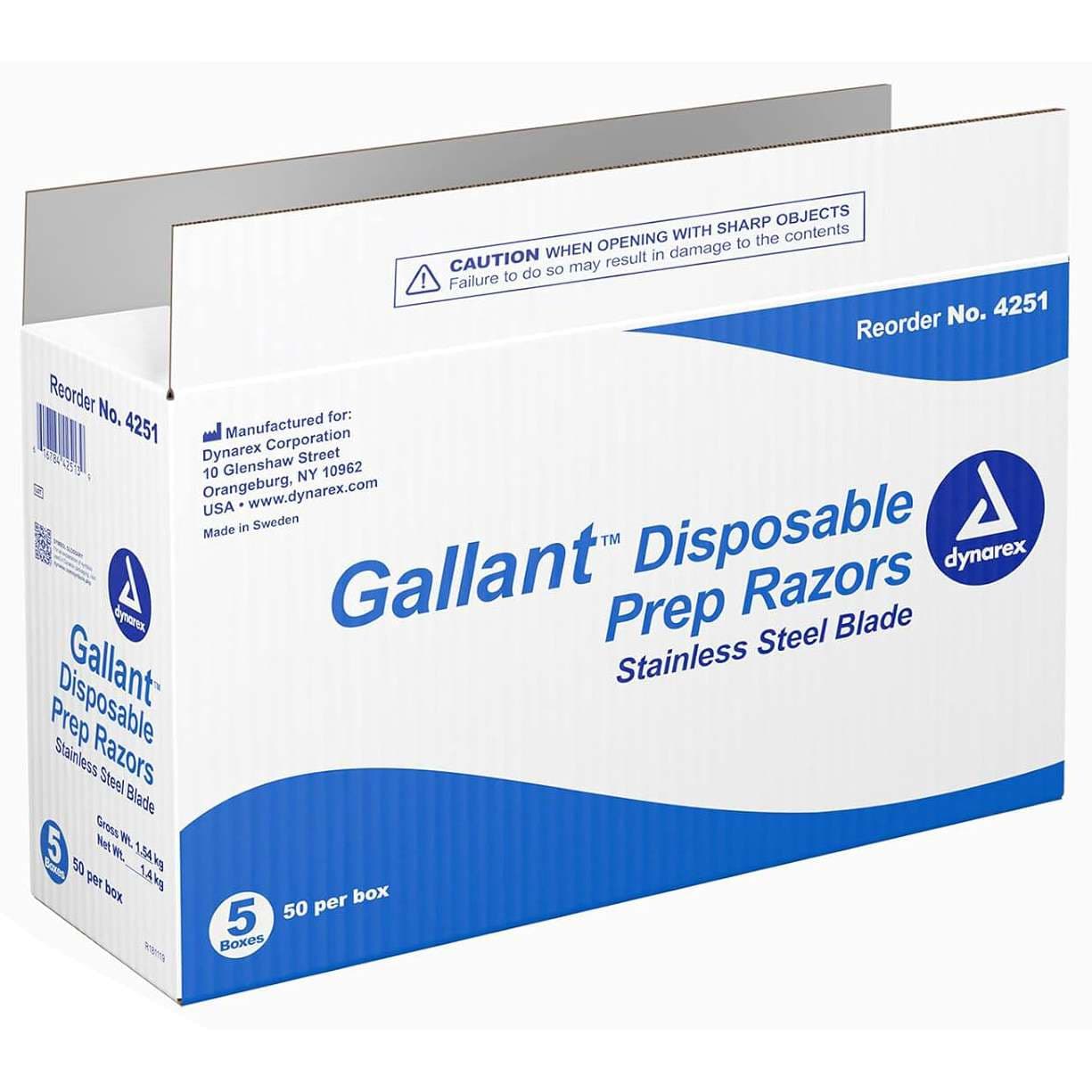 Gallant Surgical Prep Razor - Box of 50 - Image 1