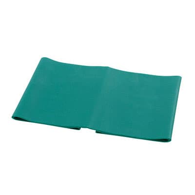 CanDo Latex-Free Exercise Band, 5 Foot Singles, Green, Medium - Image 1