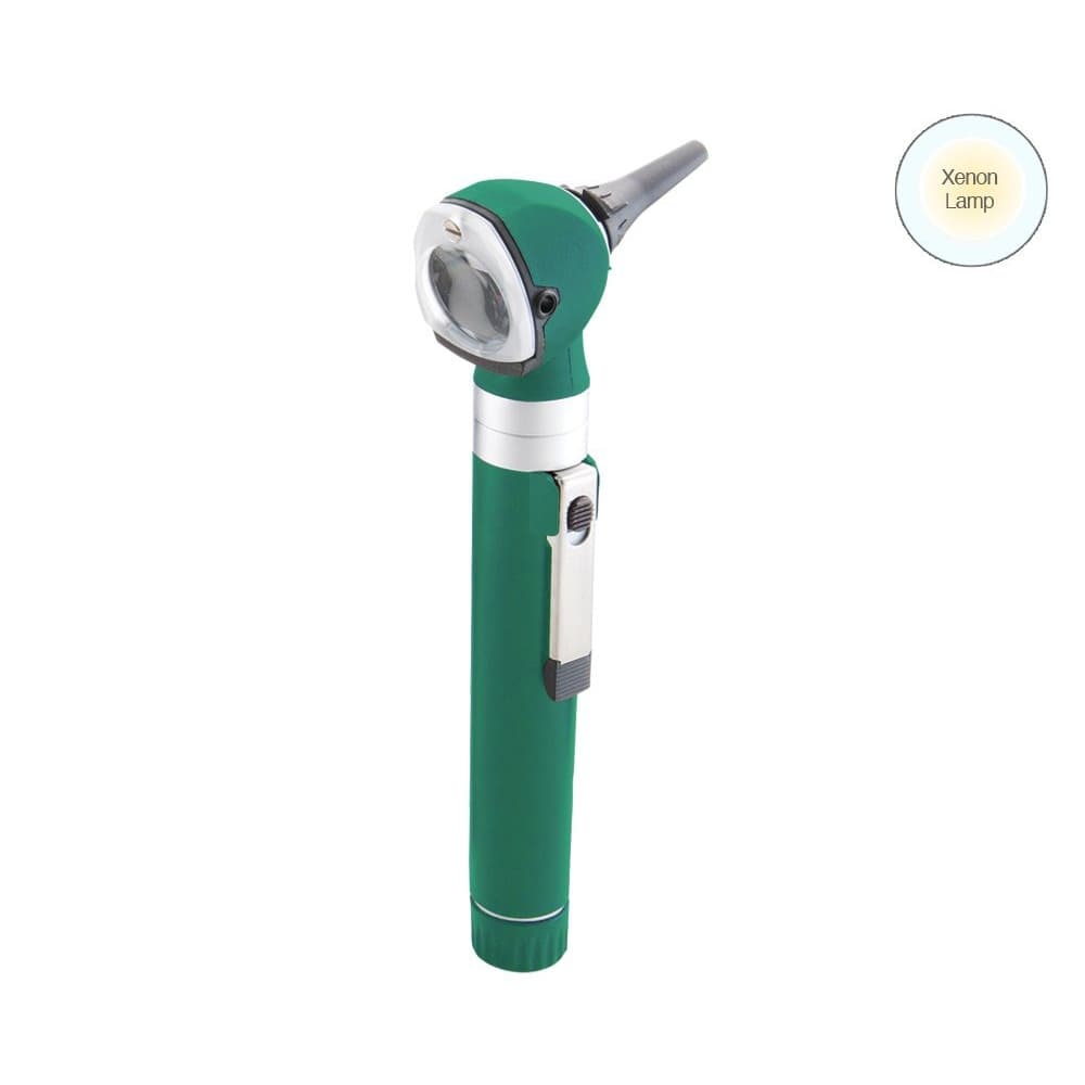 ADC Diagnostix 5111N Pocket Otoscope, Green, Xenon - Image 1
