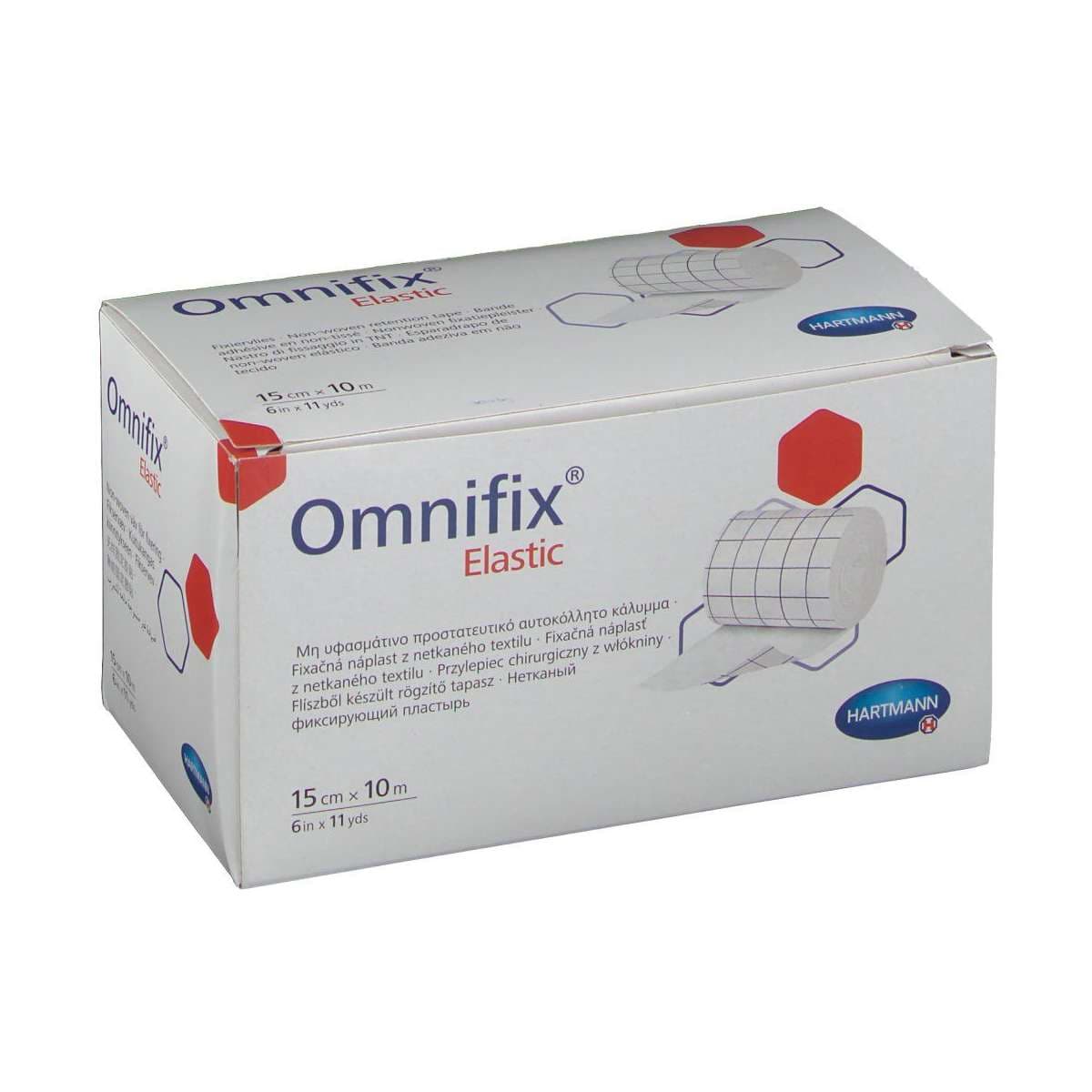 Omnifix Elastic Dressing Retention Tape, 6 Inch x 11 Yard - Case of 24 - Image 1