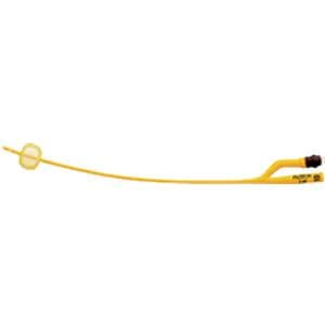 Rusch Gold Pediatric Siliconized Coated 2-way Foley Catheter, 8 Fr 12" - Each - Image 1