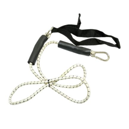 CanDo Exercise Bungee Cord With Attachments, 4 Feet, Black, Extra-heavy - Image 1