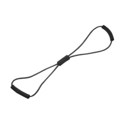 CanDo Tubing BowTie Exerciser, 30 Inch, Black, Extra Heavy - Image 1