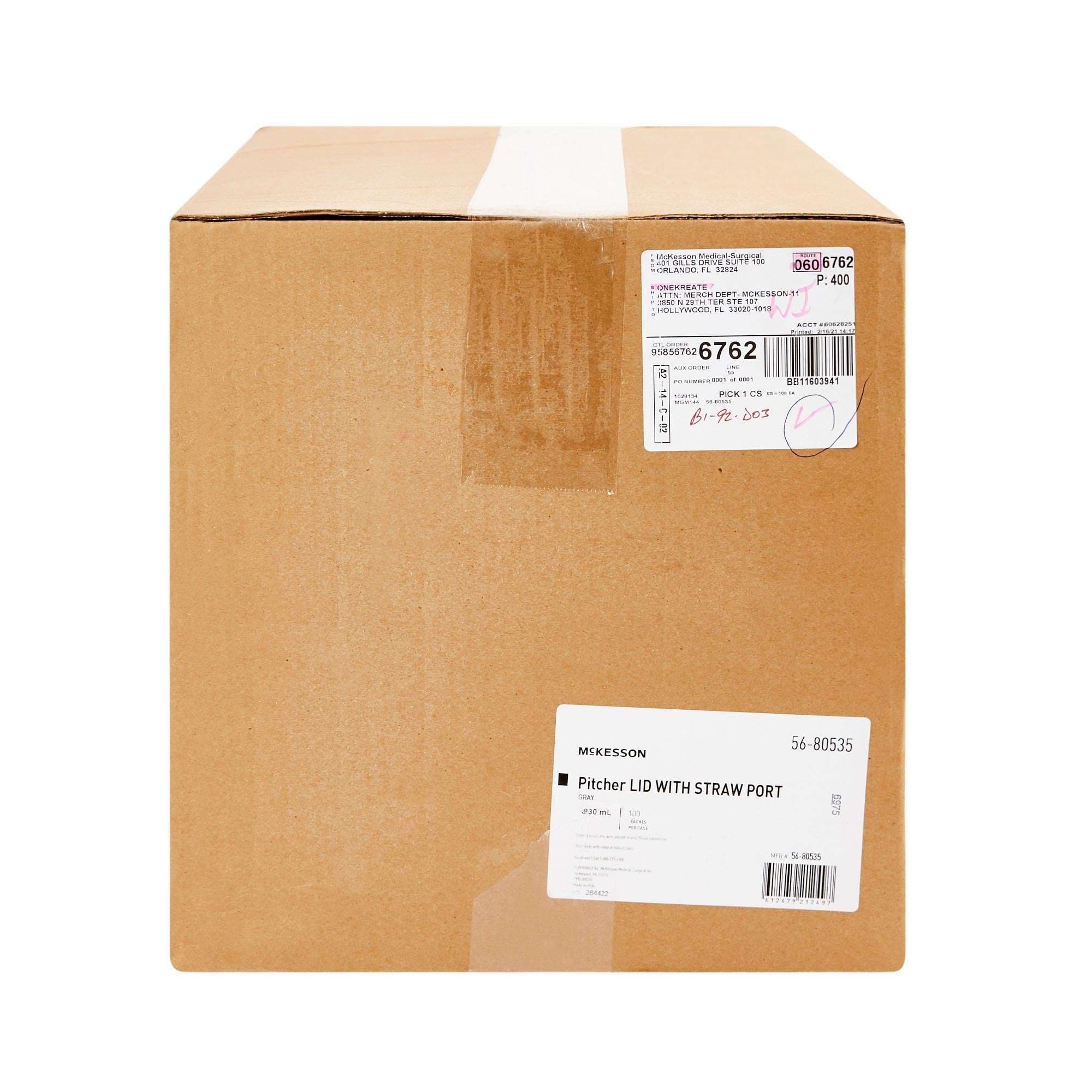 McKesson Pitchers Graphite With Handle Single Patient Use - Image 3