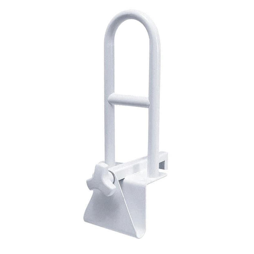 Medline Steel Bathtub Grab Bar with Side Locks of Tub - Case of 2 - Image 1