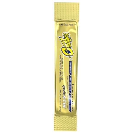 Sqwincher Quik Stik Zero Electrolyte Replenishment Drink Mix, Lemonade - Case of 500 - Image 1