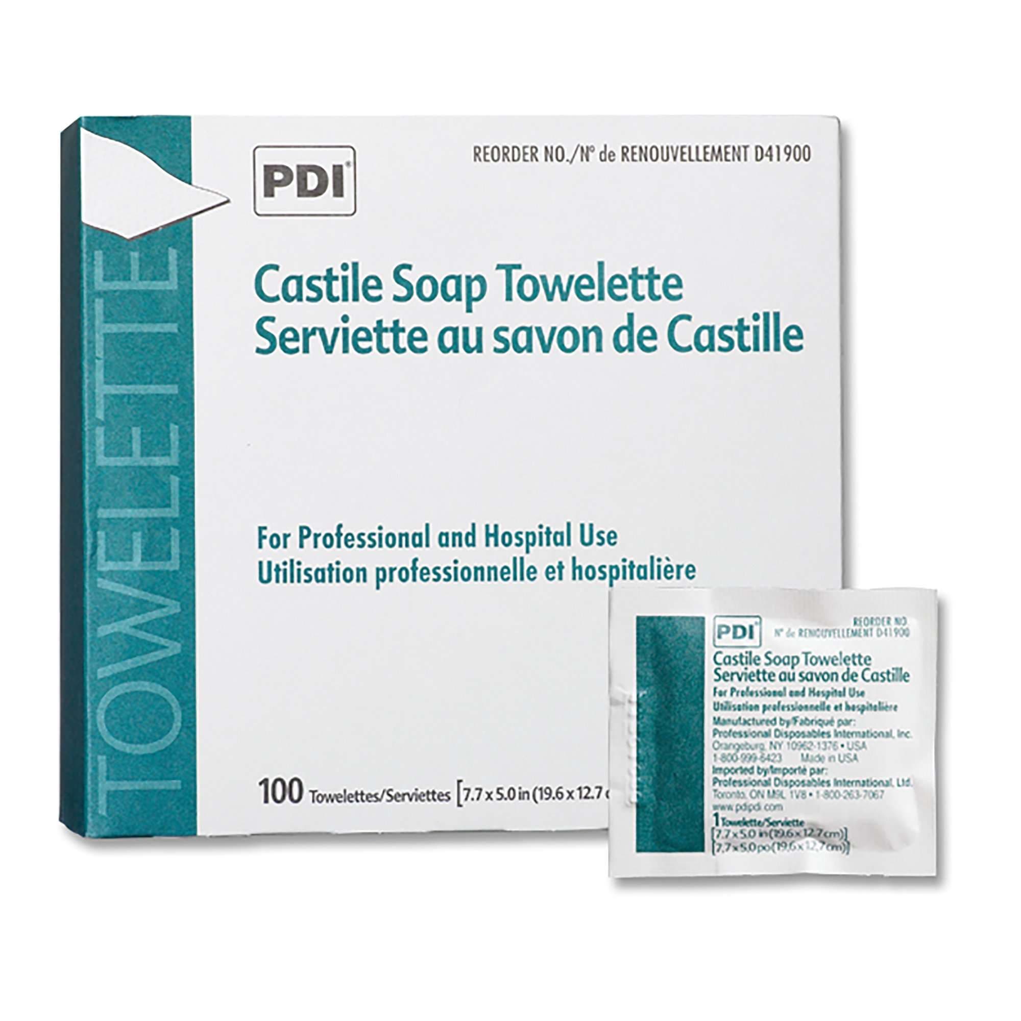 PDI Castile Soap Towelettes - Case of 1000 - Image 1
