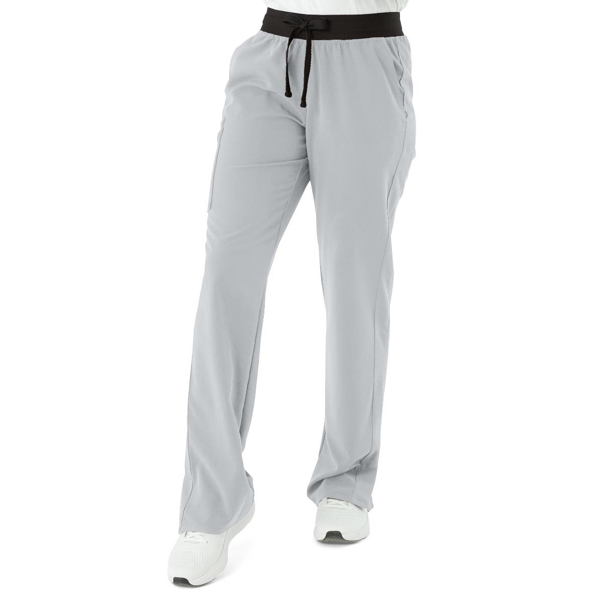 Medline Varick AVE Women's Regular Length Scrub Pant, Gray, Small - Image 1