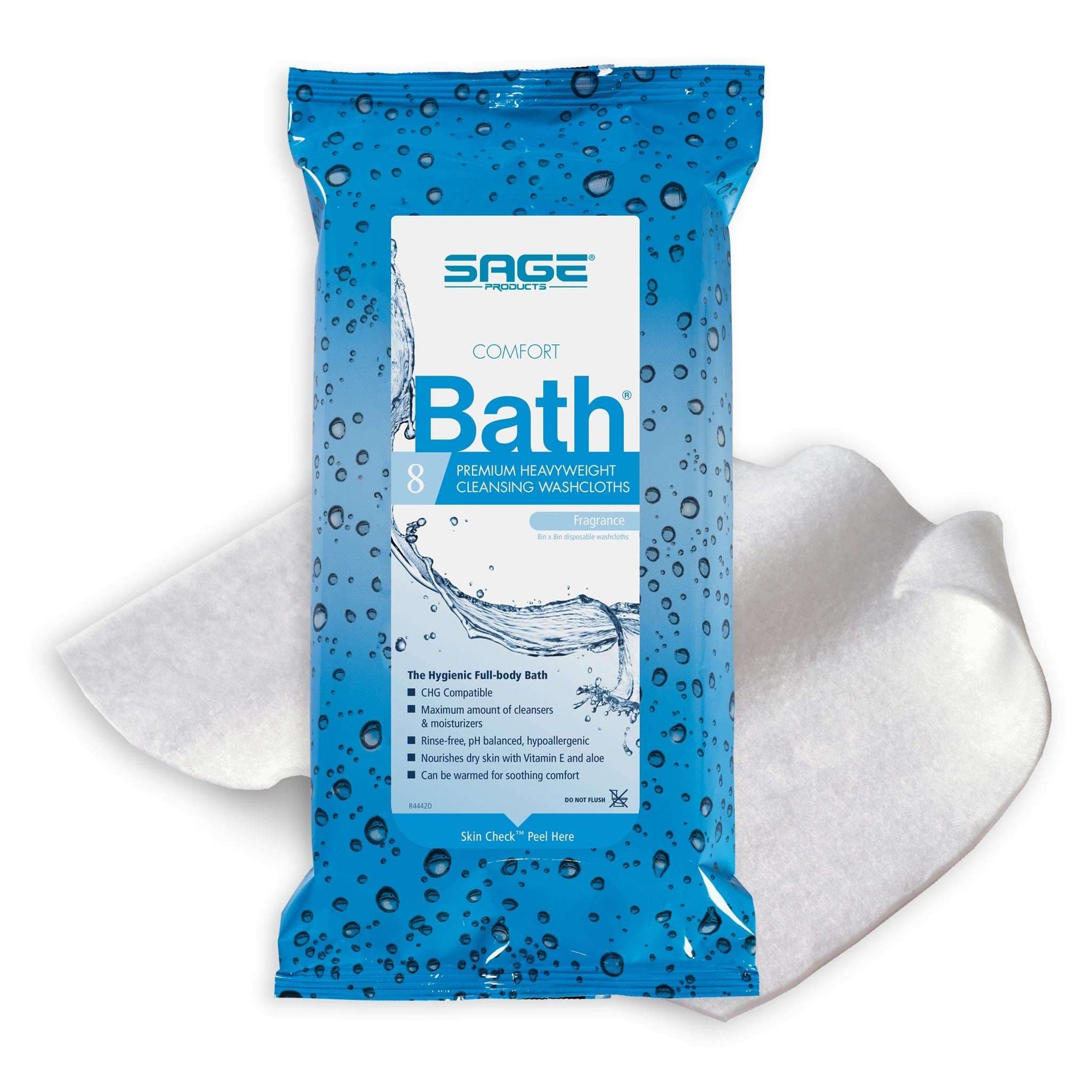 Comfort Bath Cleansing Washcloths - Case of 352 - Image 1
