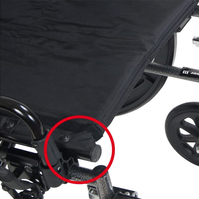 Drive Medical viper plus reclining wheelchair - Image 6