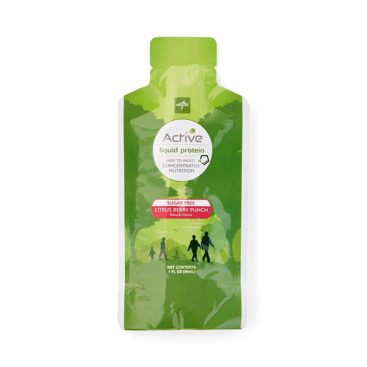 Active Liquid Protein Sugar-Free Nutritional Supplement, Berry, 1 oz - Case of 100 - Image 1