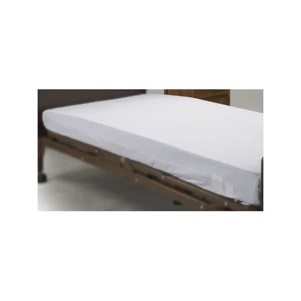 Drive Medical Bed Sheet White, 36 x 80 x 6 Inch, Standard - Package of 2 - Image 1