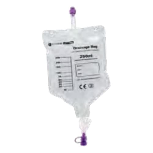 MED Alliance Enteral Gastrointestinal Drainage Bag, 250 mL - Box of 50 - Image 1
