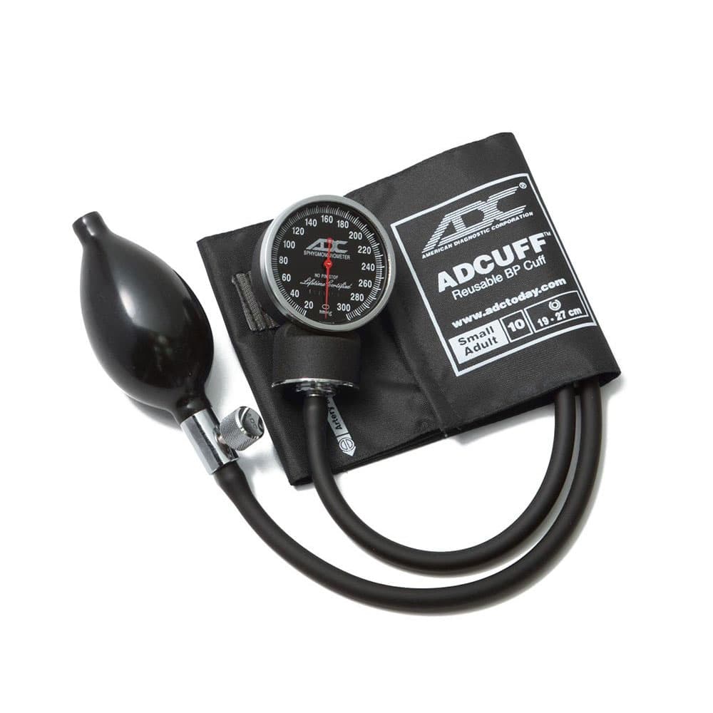 ADC Diagnostix Pocket Aneroid Sphyg, Black, Small Adult - Image 1
