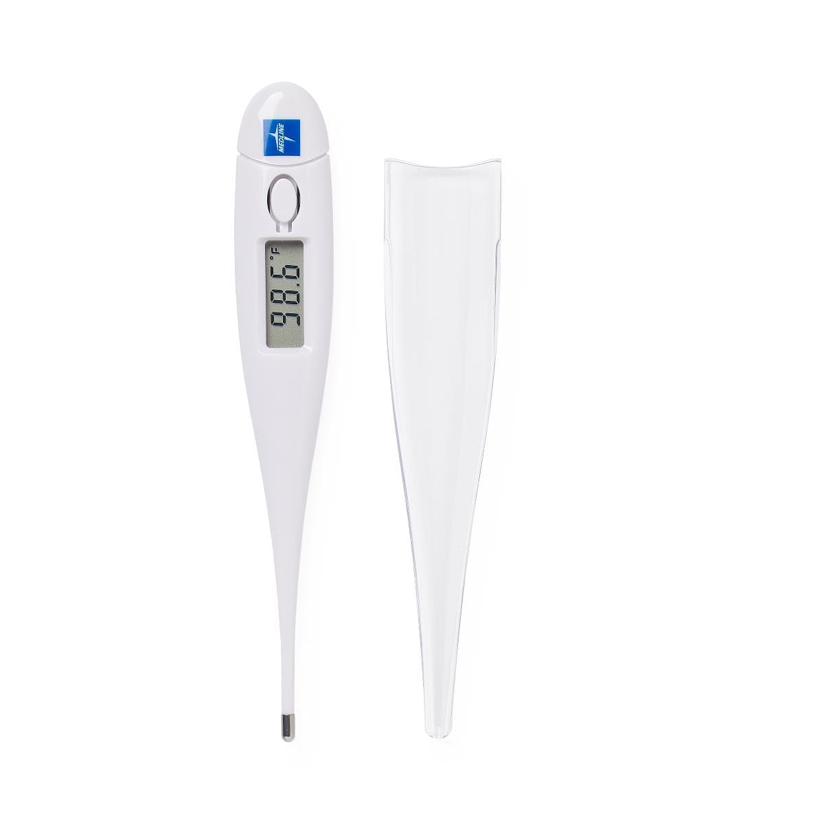 Medline 30-Second Oral Digital Stick Thermometers, Without Sheaths - Box of 12 - Image 1