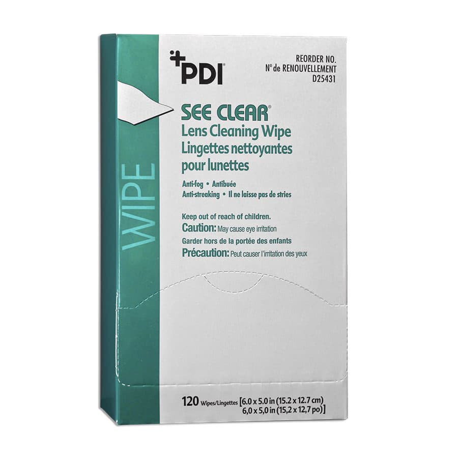 See Clear Lens Cleaning Wipe - Box of 120 - Image 1