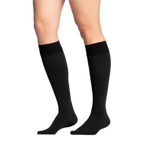 Jobst Maternity Opaque Knee High CT Compression Stockings, 20-30mmHg, Small, Black - Pair - Image 1